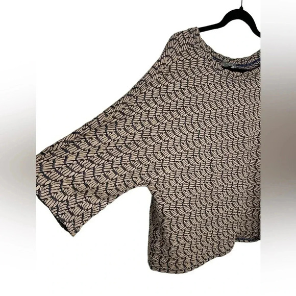 Habitat style 54213 boxy drop pullover crew neck dolma. 3/4 sleeves ,boxy sz med - Picture 10 of 16